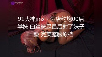 91大神jinx - 酒店约炮00后学妹 白丝袜足最后射了妹子一脸 完美露脸原档