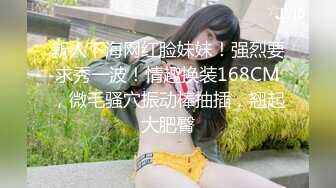 新人下海网红脸妹妹！强烈要求秀一波！情趣换装168CM，微毛骚穴振动棒抽插，翘起大肥臀