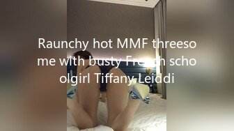 Raunchy hot MMF threesome with busty French schoolgirl Tiffany Leiddi