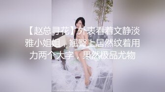 【赵总寻花】外表看着文静淡雅小姐姐，翘臀上居然纹着用力两个大字，果然极品尤物